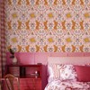 JiffDiff Pink Tiger Peel and Stick Wallpaper - Removable Self