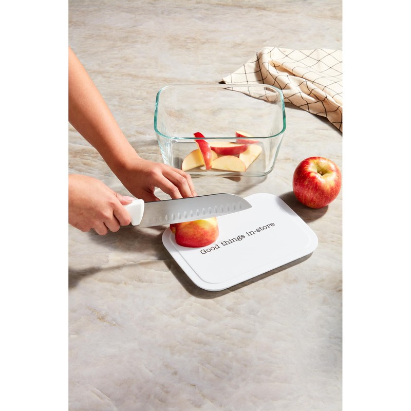 Mud Pie Cutting Board Container, Clear