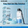 Morovan Nail Slip Solution Kit: 2.5 oz (75 ml) Anti‑Stick Gel Liquid for