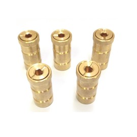 5 Pack Swimming Pool Brass Deck Anchor For Pool Cover Screw In Type For Concrete Decks