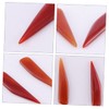 VILLFUL 3pcs Agate Jewelry Polishing Tool Set Gold Silver Ring