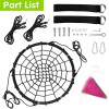 Zoshine Spider Web Outdoor Saucer Net Round Swing with Steel