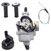 ALL-CARB Carburetor Carb with Handlebar Grips and Throttle Cable Replacement