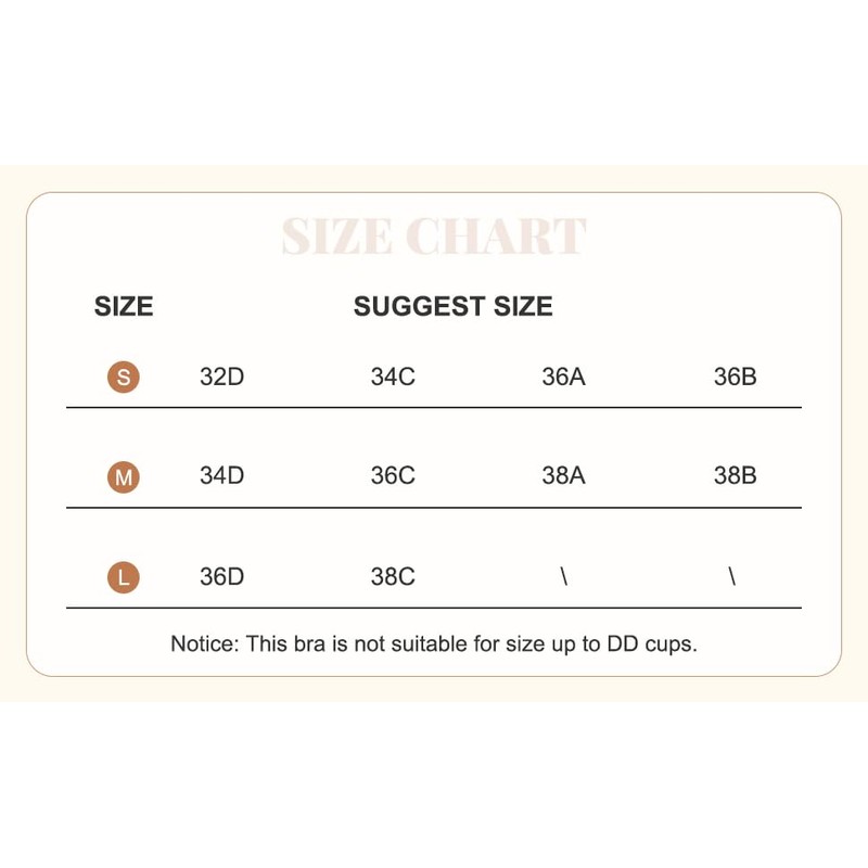 Eleplus 3 Pieces Deep V Non Wired Bras for Women