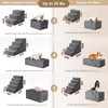 EHEYCIGA Dog Stairs for Bed 20" H, 4-Step Extra Wide