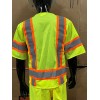 Unbranded NSSV2023 SAFETY VEST Hi Vis Lime ANSI Class 3