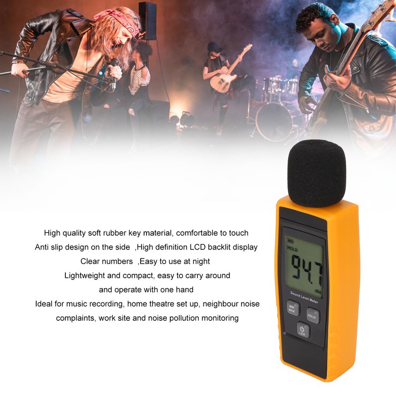RZ1359 Digital Sound Level Meter Measurement Range 30‑130dBA Noise Level