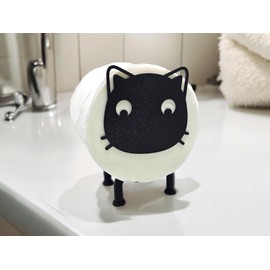 Cat Toilet Paper Holder- Fun Bathroom Decor, Toilet Paper Holder, Toilet Roll Holder, Holder, Bathroom Decor, Unique Housewarming Gift, Kitten Toilet Paper Holder, Kitten Decor, 3D-Printed (3)
