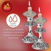 Ner Mitzvah Disposable Foil Candle Holders - Heavy Duty Aluminum