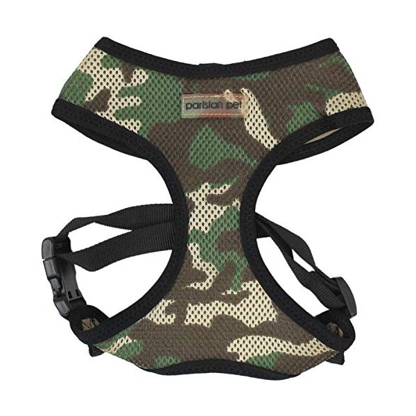Parisian Pet Freedom Dog Harness, Camo, XS …