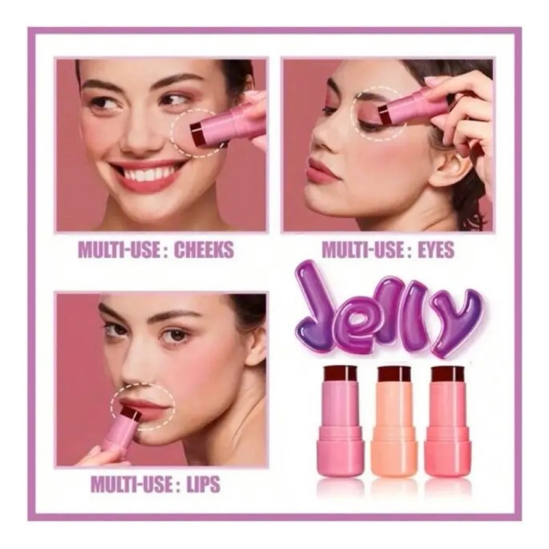 Rubor En Gel Lápiz Blush Jelly 4 Rosa Claro