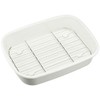 Pearl Metal Tempura Tray Enamel Blanc Kitchen HB-3679 White (Approx.)