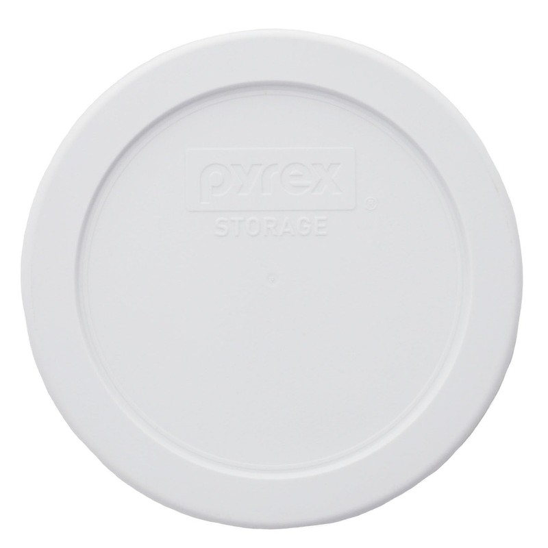 Pyrex 7200-PC 2 Cup White Food Storage Replacement Lid (2-Pack)