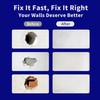 Breliter Drywall Repair Patch Kit, 13 Pcs Self-Adhesive Aluminum Wall