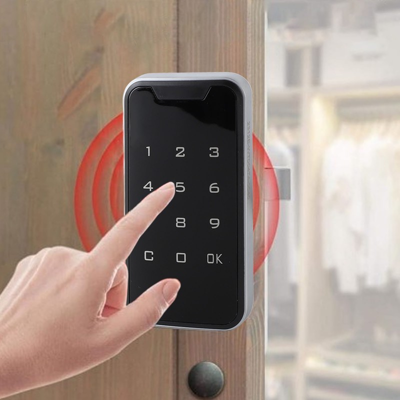 Electronic Cabinet Lock ABS Smart Digital Touch Keypad Coded Password