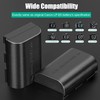 JYJZPB LP-E6N Battery Charger Case, 2-Pack LP-E6 Batteries Compatible with
