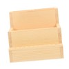 BIUDECO Nail Tool Storage Box Double Makeup Organizer for Desk