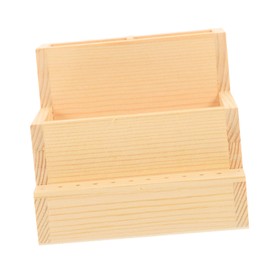 BIUDECO Nail Tool Storage Box Double Makeup Organizer for Desk Cotton Brush Holder Capacity Pencil Holder for Cosmetics Jewelry and Stationery for Use