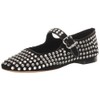 Sam Edelman Michaela Mary Jane Flat Black Suede Gem 7.5