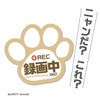 Recording, Sticker, Paw Sticker, 3.5 x 3.1 inches (9 x