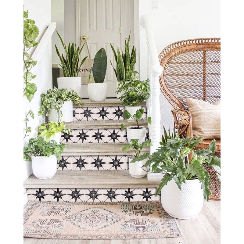 Starry Tile Stickers - Fireplace - Waterproof & Removable -