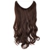 Secret Wire Hair Extensions 20" Curly Wire In Hair Extensions