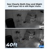 Reolink 4MP Indoor Security Camera, 2.4G/5GHz Dual-Band WiFi, Pan Tilt