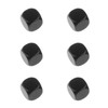SaveSooo Blank Dice 6pcs 16mm (Black) Kids Toys DIY Fun