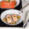 IMUSA 12” Stainless Steel Frying Pan with Gray Ceramic Nonstick