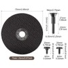 EMVANV 6pcs/Set Cut Off Wheel Set for Die Grinder, Round