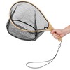 Mounchain Fly Fishing Landing Net, Curved Handle Fishing Net with
