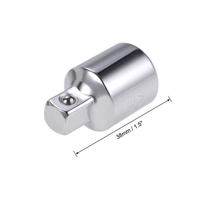 sourcing map 2 Pcs 1/2 Inch Drive (F) x 3/8