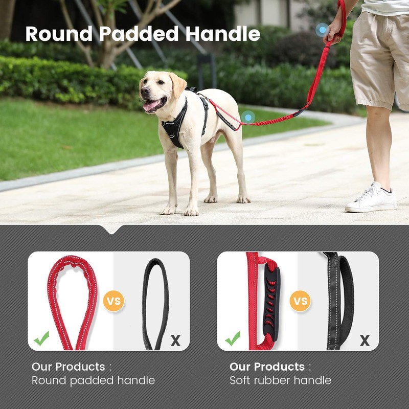 Dog Lead, Adjustable Dog Lead with Safety Belt for Dogs,