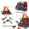 Volcano Educational Playset Toy with Dinosaur Figures for Kids 3