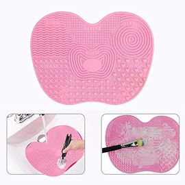 Betued Limpiador de Brochas de Maquillaje, Makeup Brush Cleaner, Limpia Brochas de Maquillaje, Herramienta de Lavado Portátil Limpiador de Brochas Cosméticas Alfombrillas de Brochas de Maquillaje