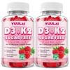 YUULAI Pack of 2 Vitamin D3 K2 Gummies, D3 Vitamin