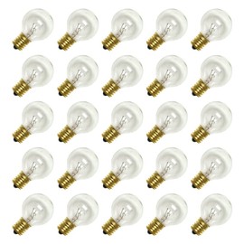 Sival G40 Intermediate Screw Base Clear 25 Pack Light Bulbs