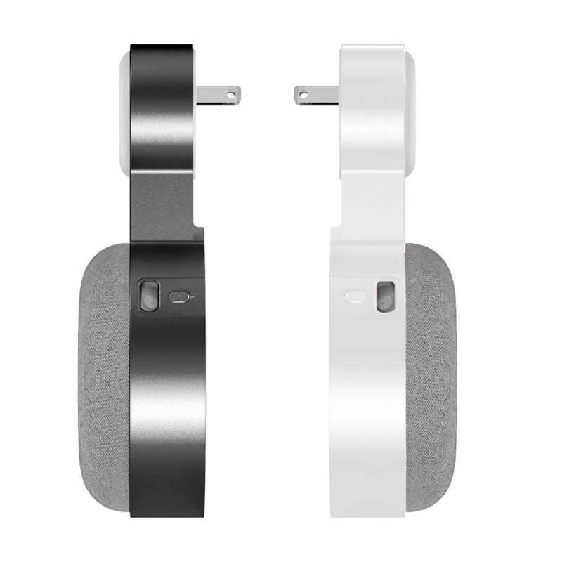 Wall Mount Holder Compatible for Nest Mini Space Saving Outlet