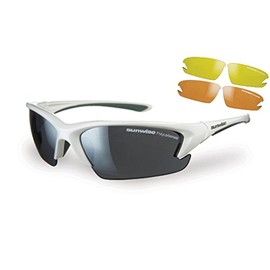 Sunwise Equinox RM Sports Sunglasses for Men, Suitable for Sporting Activities & Leasure Purposes - Water & Impact Resistant Men's Sunglasses with Wrap Around Lense - One Size - White