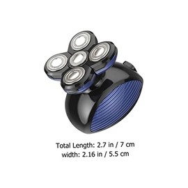 Happyyami 5-in-1 Electric Trimmer for Men USB Rechargeable Mini Shaving Razor Compact Hair Removal Machine Beard and Nose Hair Trimmer Lightweight and Portable