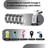 EazeID Replacement for Dymo Embossing Label Maker Tape 3/8 Inch