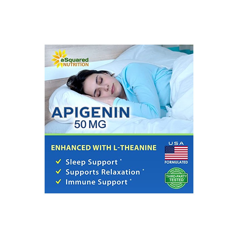 aSquared Nutrition Apigenina 50 mg y L-teanina 200 mg -