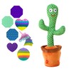 MAGIC SELECT Dancing Cactus + Sensory Toy, Talking Plush Toy,