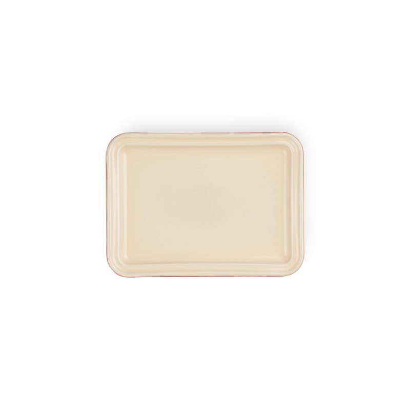 Le Creuset Stoneware European Butter Dish, Cerise