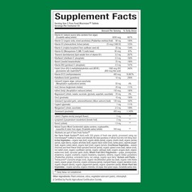 Natural Factors Whole Earth & Sea Women's Multivitamin & Mineral, Whole Food Supplement, Vegan, 120 Tablets