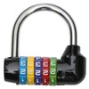 TRIXES 5-Number Combination Padlock Black