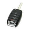 Kia Sorento Flip Key Keyless Entry Remote Fob (Black Plastic,