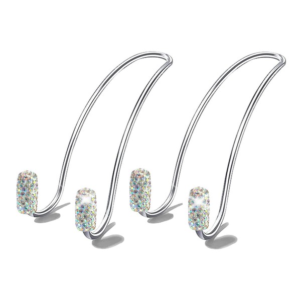 Ganchos de auto brillantes, ganchos para reposacabezas de asiento, organizadores