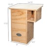 JCS Wildlife Plywood Squirrel House Nesting Box – Durable, Spacious