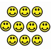 Laughing Lizards Smiley Face Patches (10-Pack) Smiling Face Emoji Iron